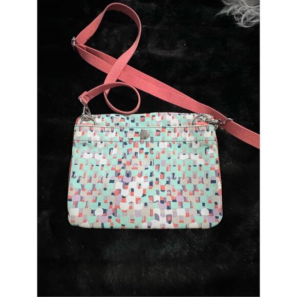 Fossil Multicolor Top Zip Keyper Crossbody Purse - Picture 1 of 6